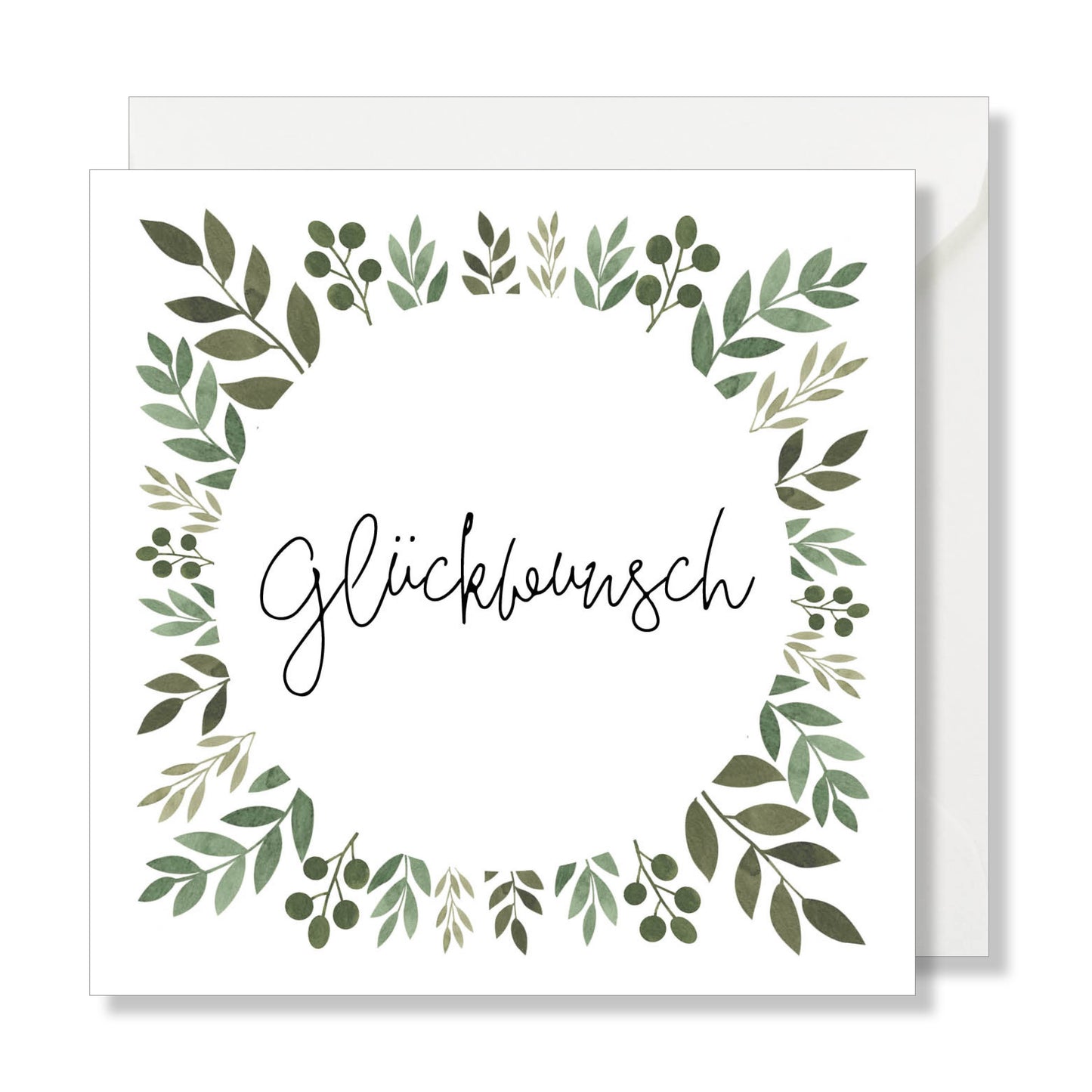 Gelbe quadratische Grußkarte "ich liebe dich mehr als Käse".