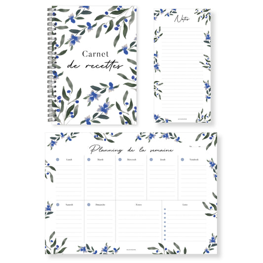 Bloc-notes - bleuet