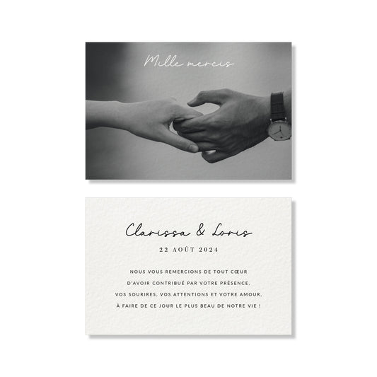 Cartes de remerciements - Modern Love