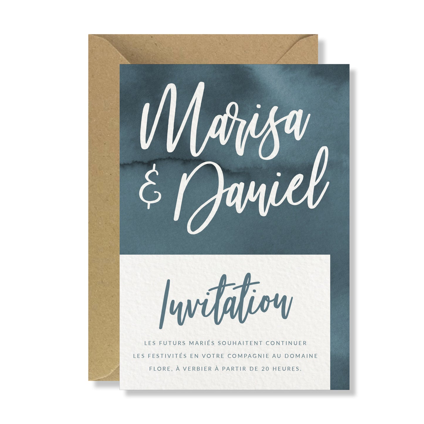 PACK faire-part + un carton supplémentaire - Blue Minerals