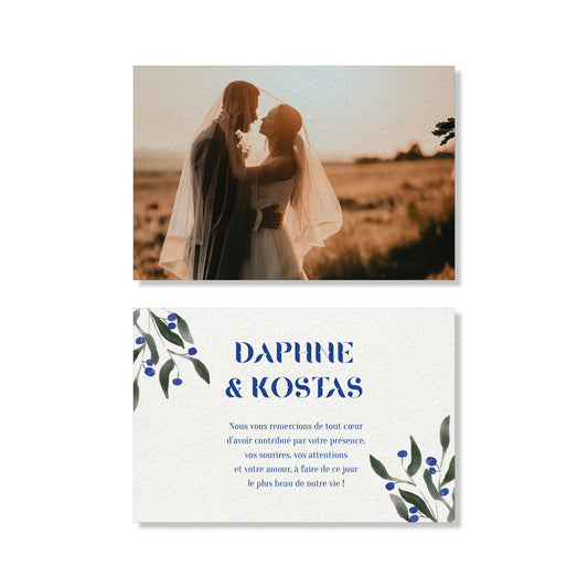 Cartes de remerciements - Greek