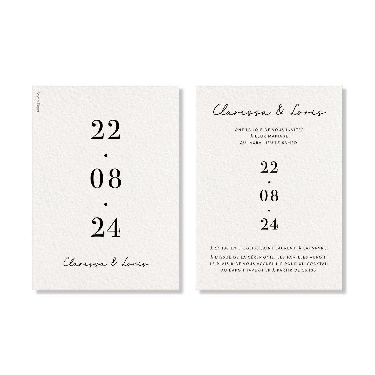 Faire-part de mariage - Modern Love