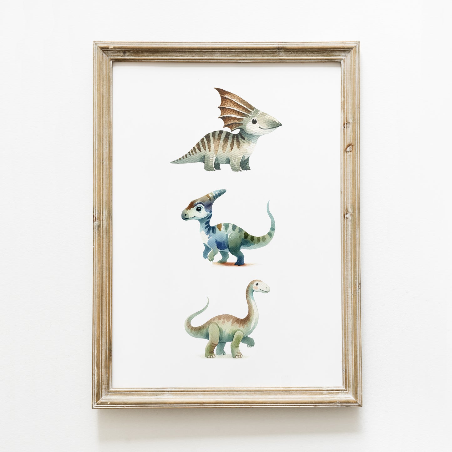 Poster ‘3 dinosaures’ A4 ou A3