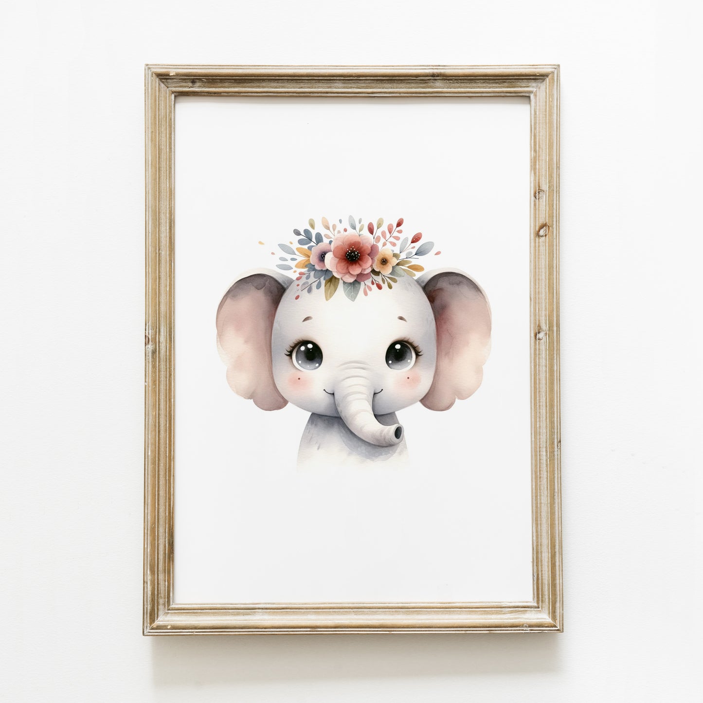 Poster ‘éléphant’ A4 ou A3