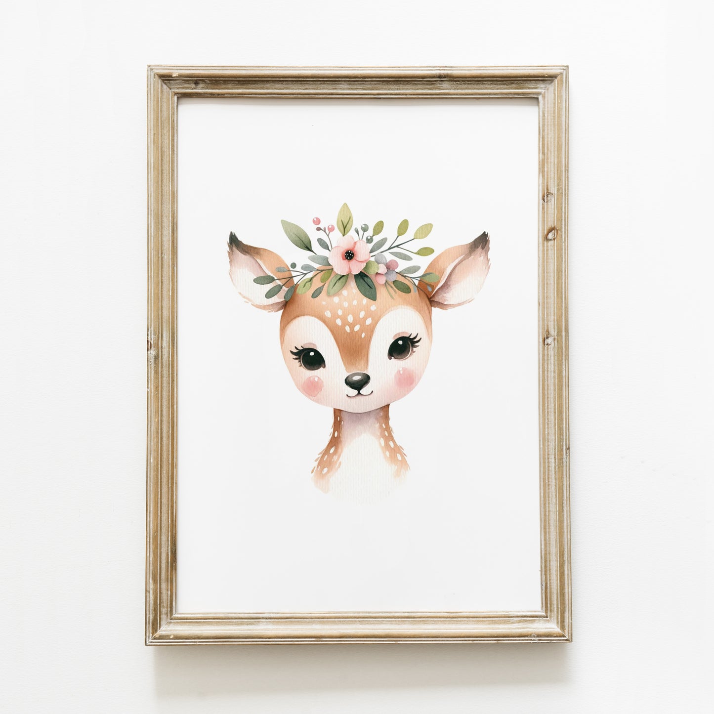 Poster ‘faon fleuri’ A4 ou A3