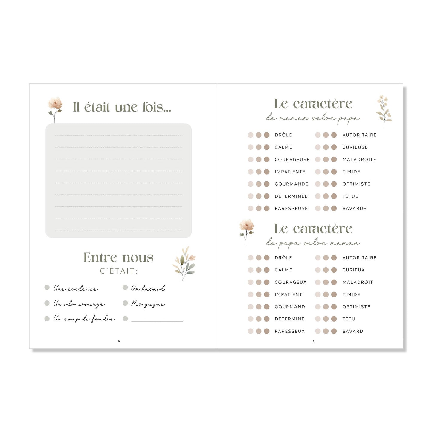 Journal de grossesse - Jardin fleuri