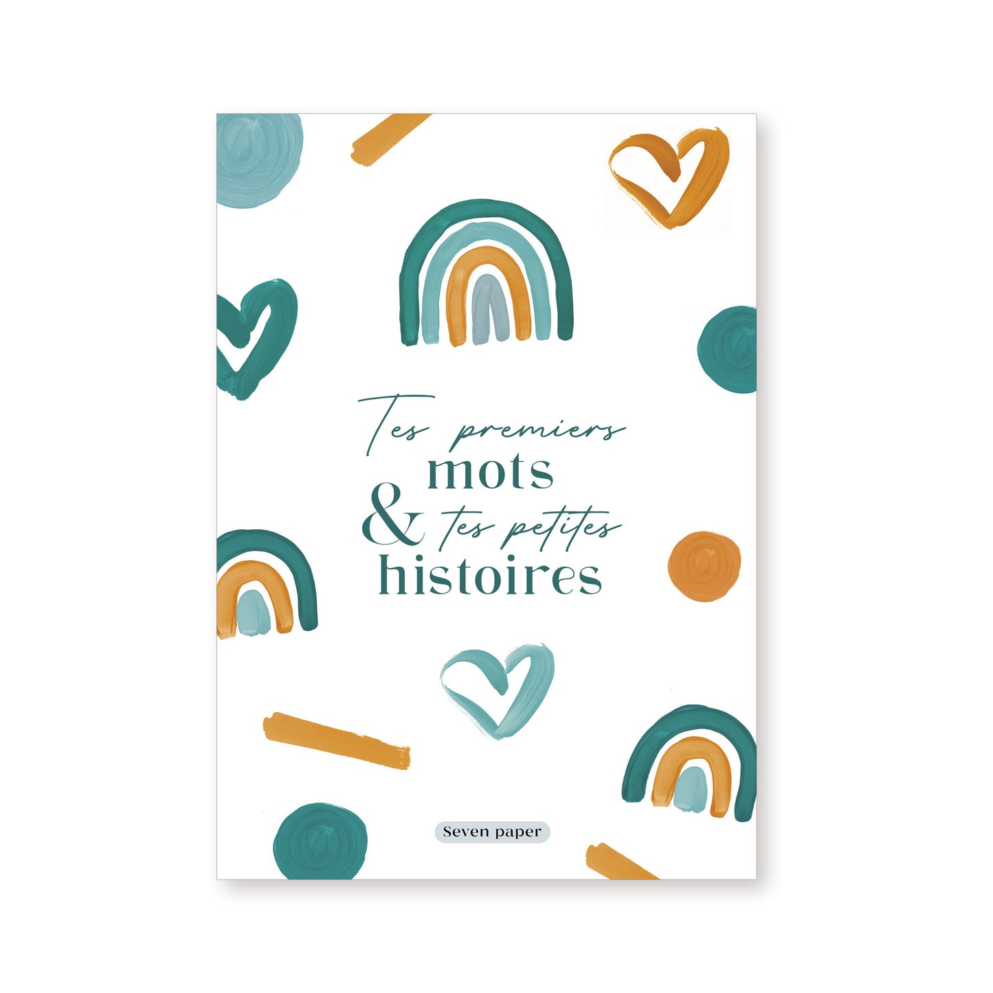 Livre des premiers mots & petites histoires, arc-en-ciel bleu - 32 pages