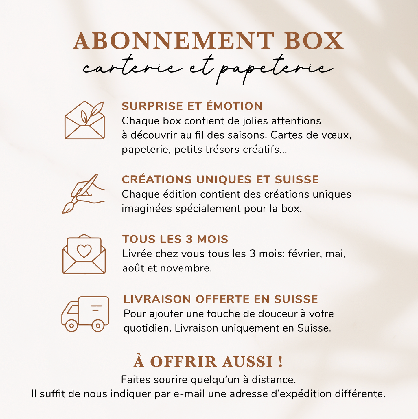 Box SEVEN PAPER Karten & Briefpapier - Abonnement