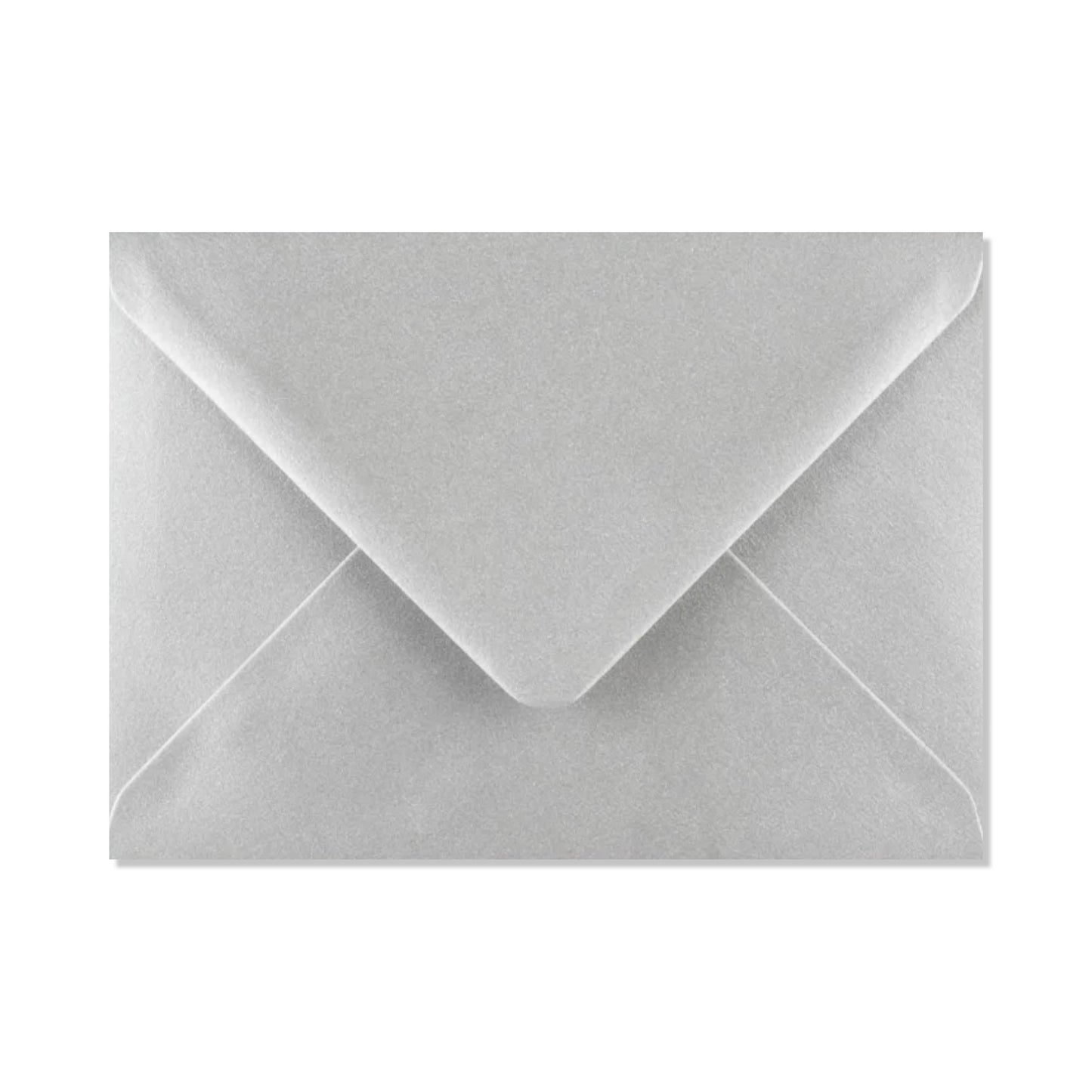 5 Enveloppes argenté C6.