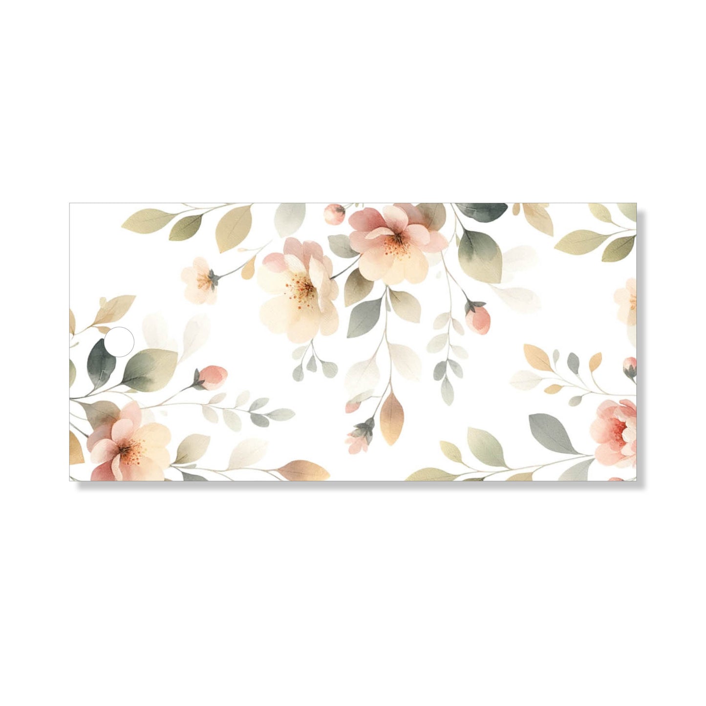 Lot de 6 étiquettes illustration doux printemps