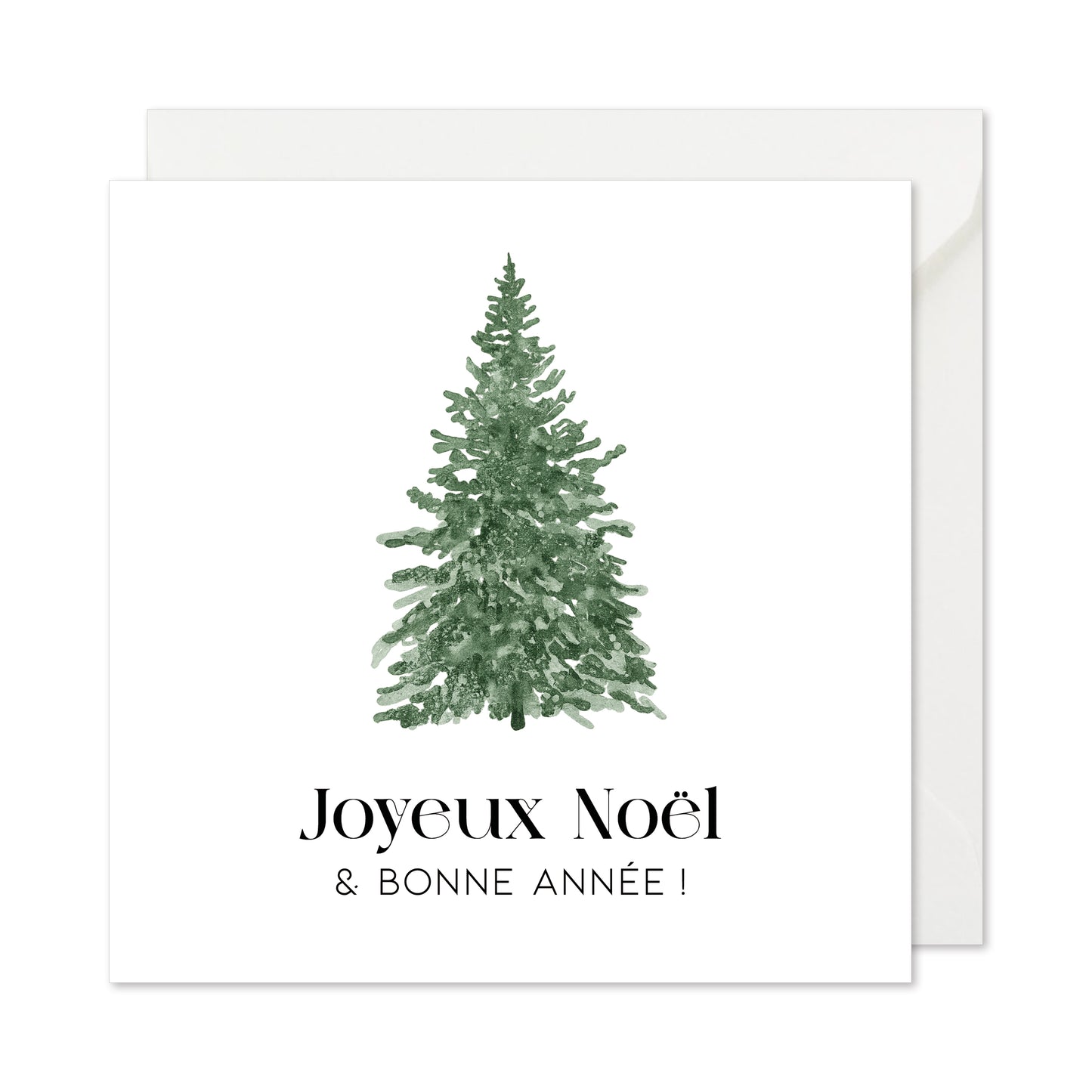 Aquarell-grüne "alles Gute zum Geburtstag" quadratische Grußkarte