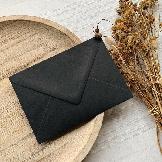 ENVELOPPES NOIR C6 - SEVEN PAPER