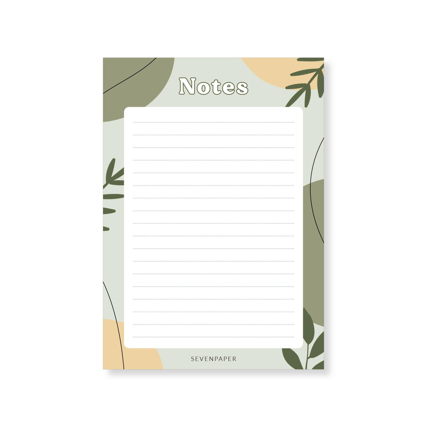 Bloc-notes A6 - sauge