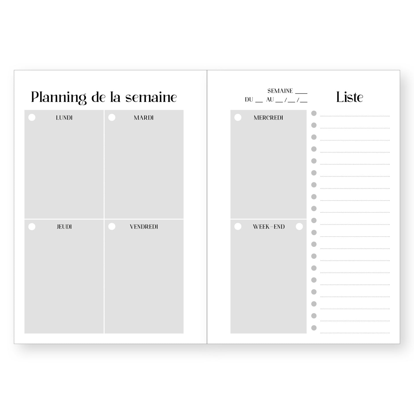 Agenda perpétuel pastel- 120 pages