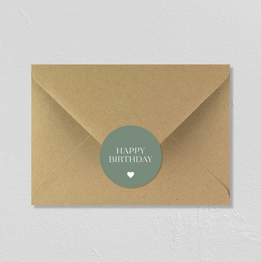 STICKERS "HAPPY BIRTHDAY" 5CM - SEVEN PAPER