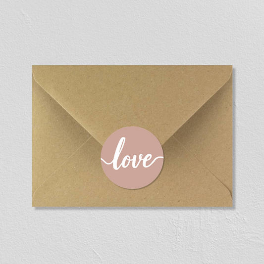 STICKERS "LOVE" 5CM - SEVEN PAPER
