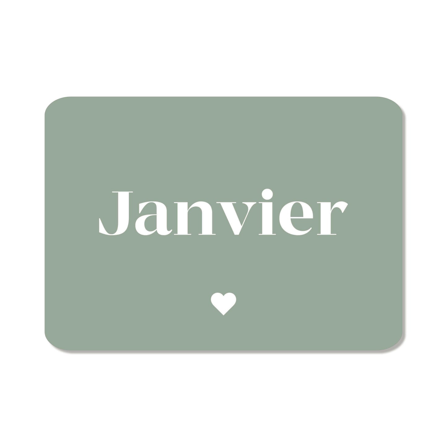 POSTKARTE "JANUAR"