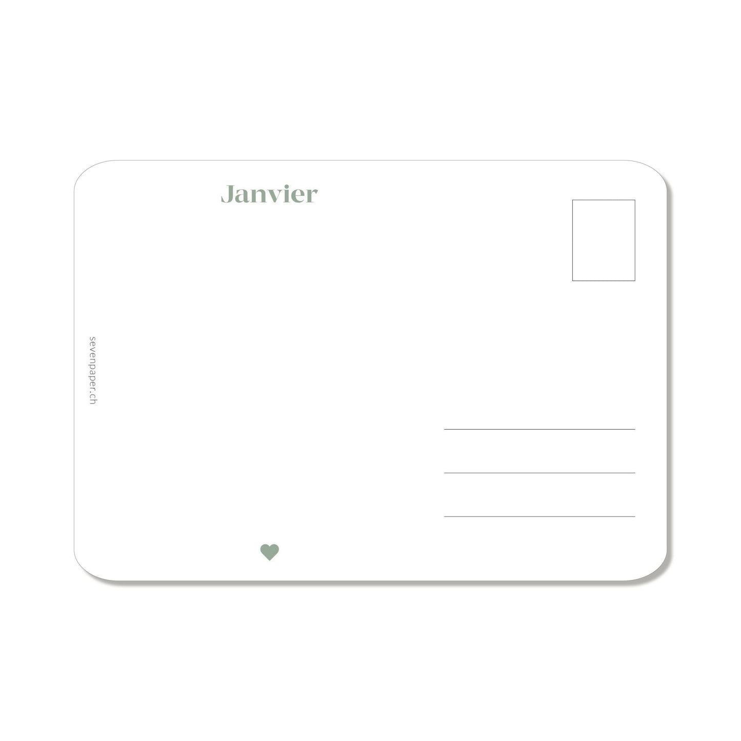 POSTKARTE "JANUAR"