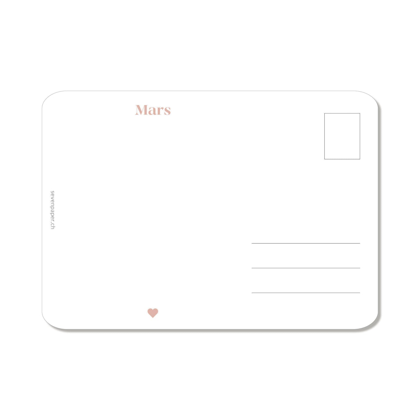 CARTE POSTALE "MARS"