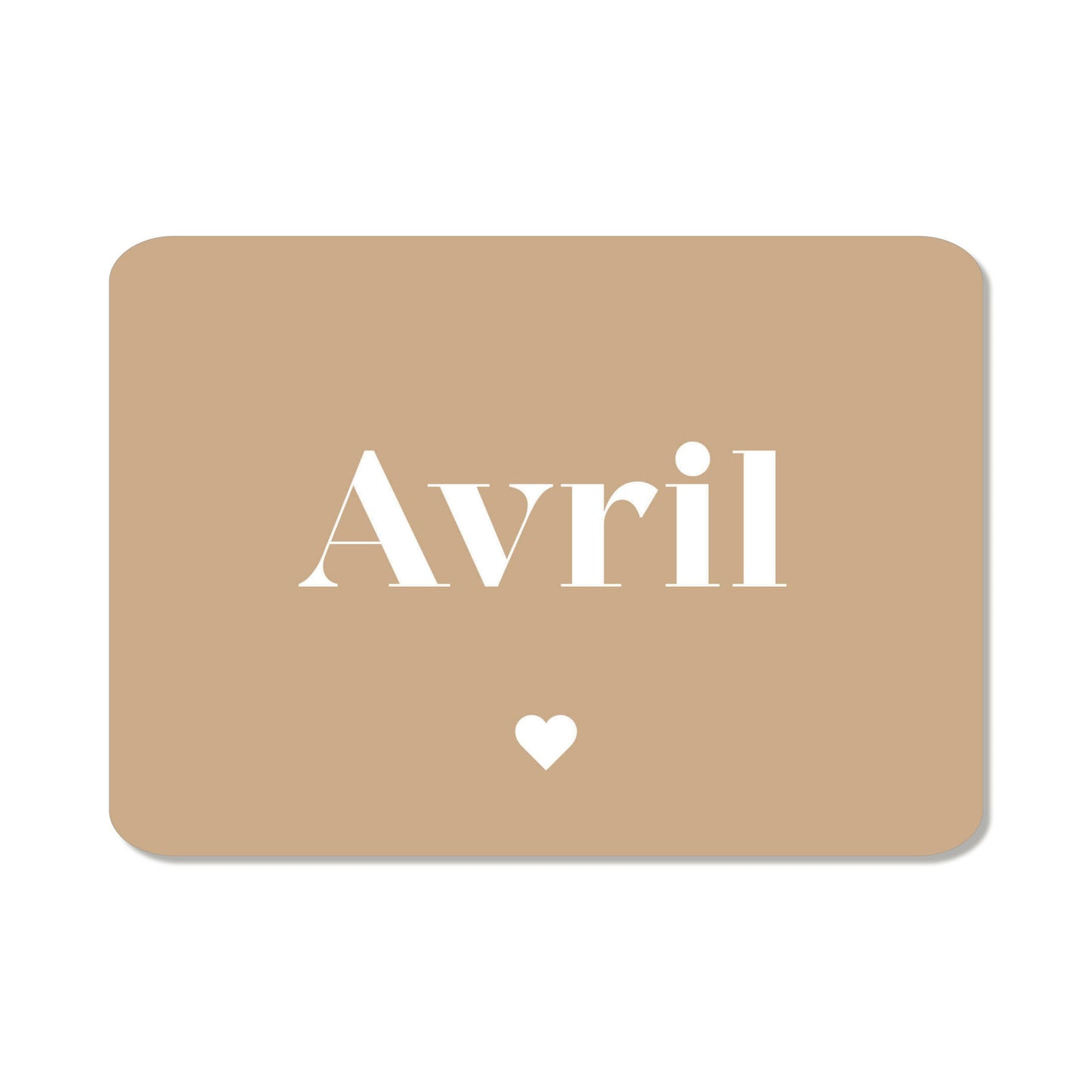 POSTKARTE "APRIL"