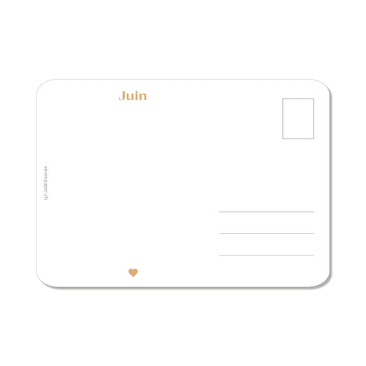 CARTE POSTALE "JUIN"