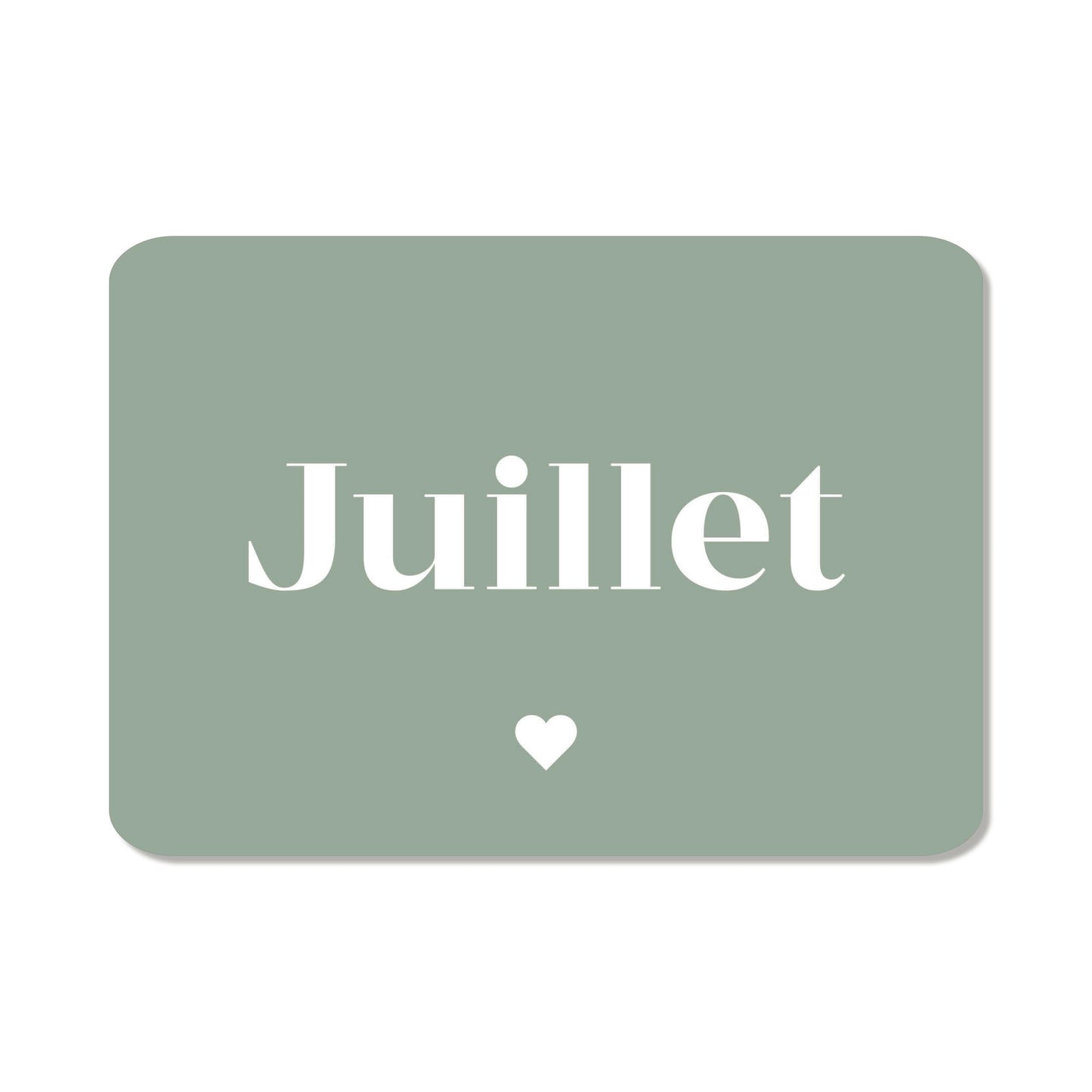 CARTE POSTALE "JUILLET"
