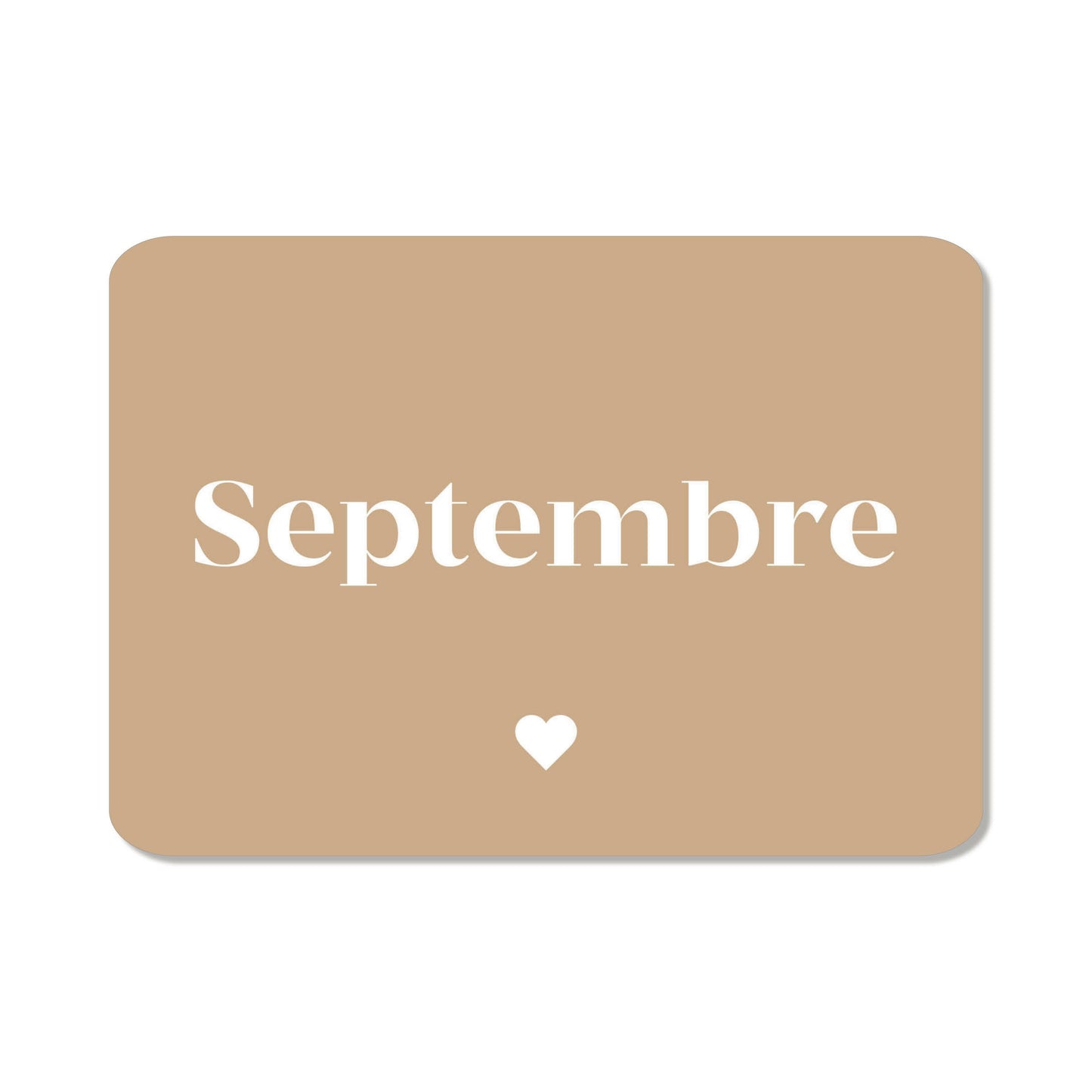 CARTE POSTALE "SEPTEMBRE"