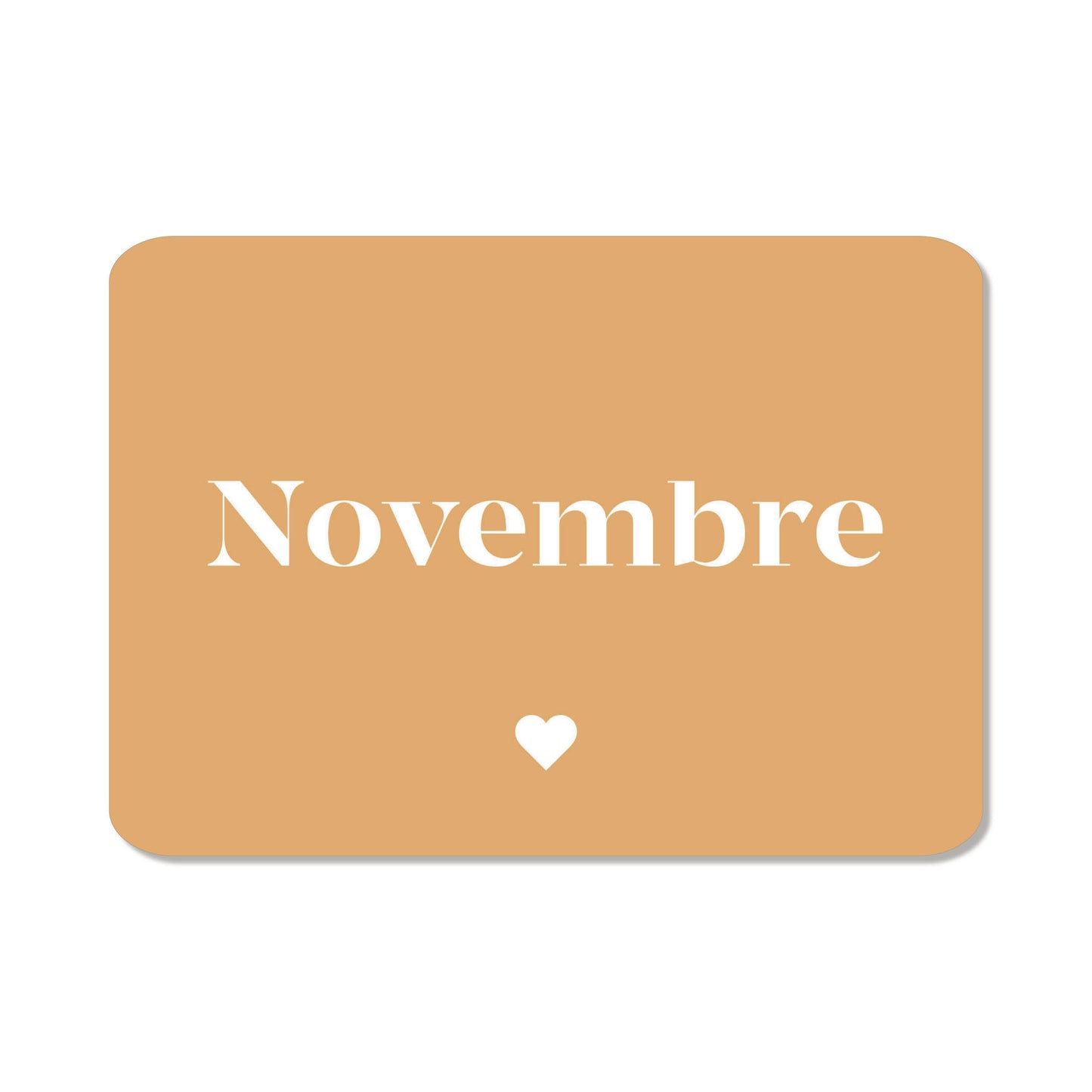 CARTE POSTALE "NOVEMBRE"