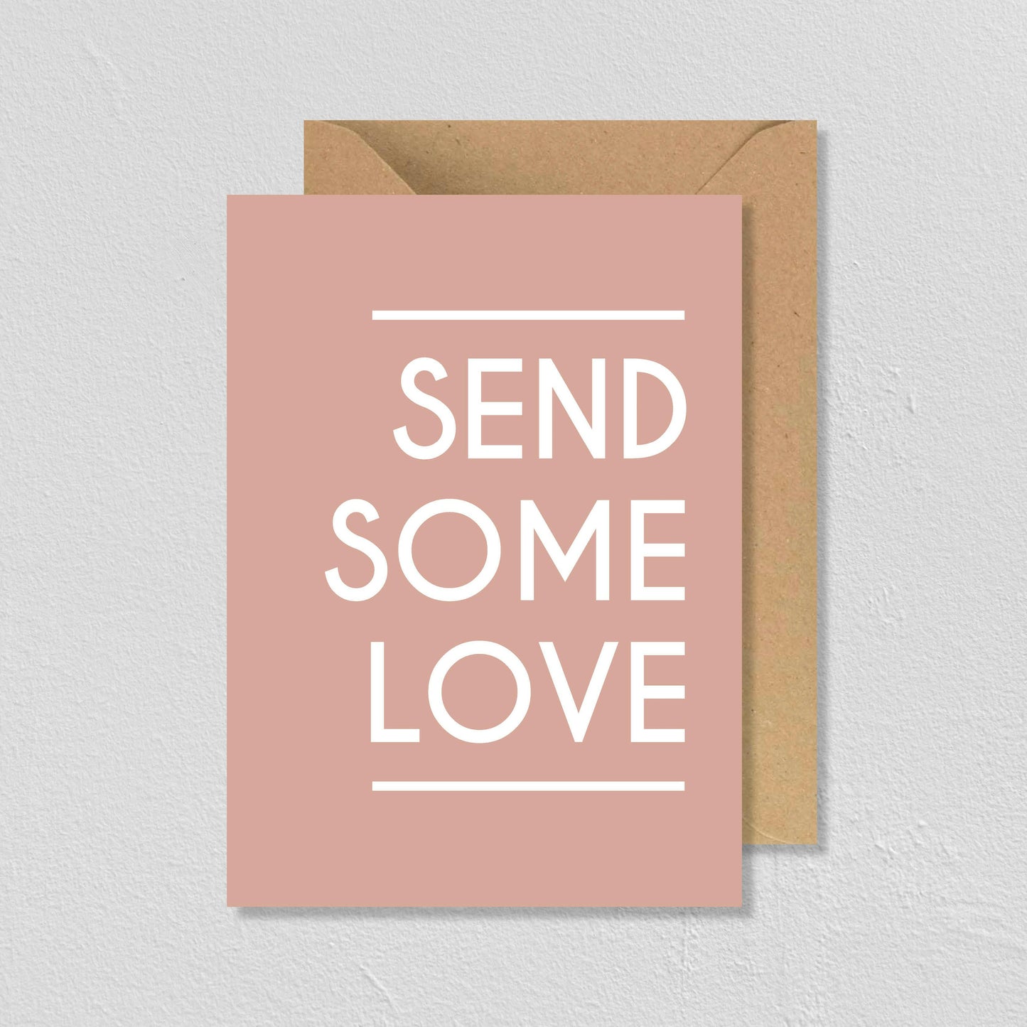 CARTE DE VŒUX "SEND SOME LOVE" - SEVEN PAPER