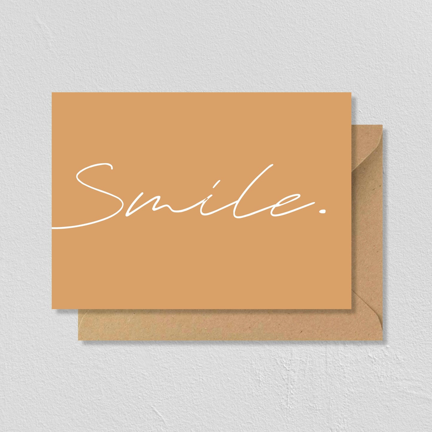 CARTE DE VŒUX "SMILE" - SEVEN PAPER
