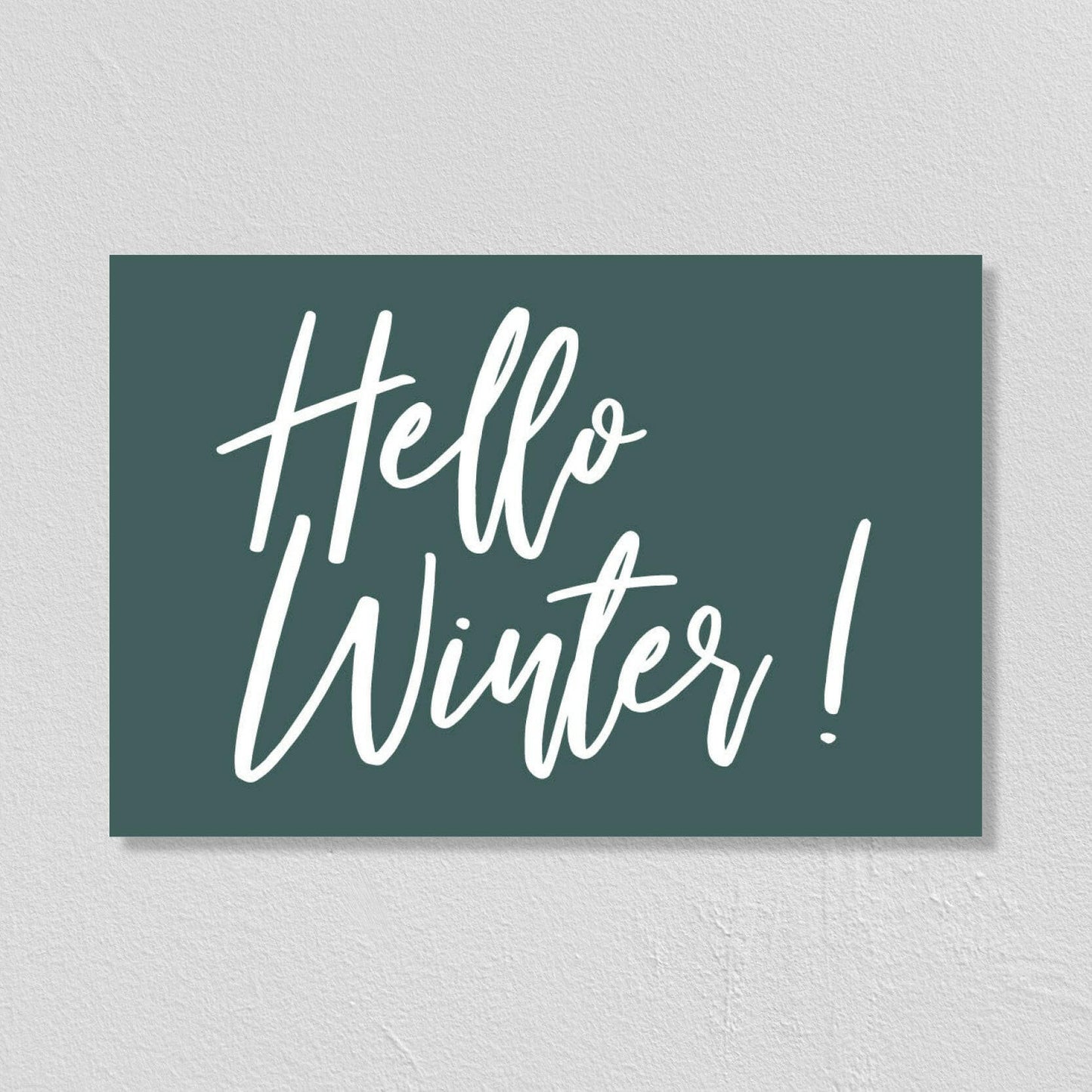 CARTE DE VŒUX NICOSIA "HELLO WINTER" - SEVEN PAPER