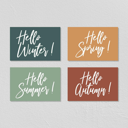 CARTE DE VŒUX NICOSIA "HELLO WINTER" - SEVEN PAPER