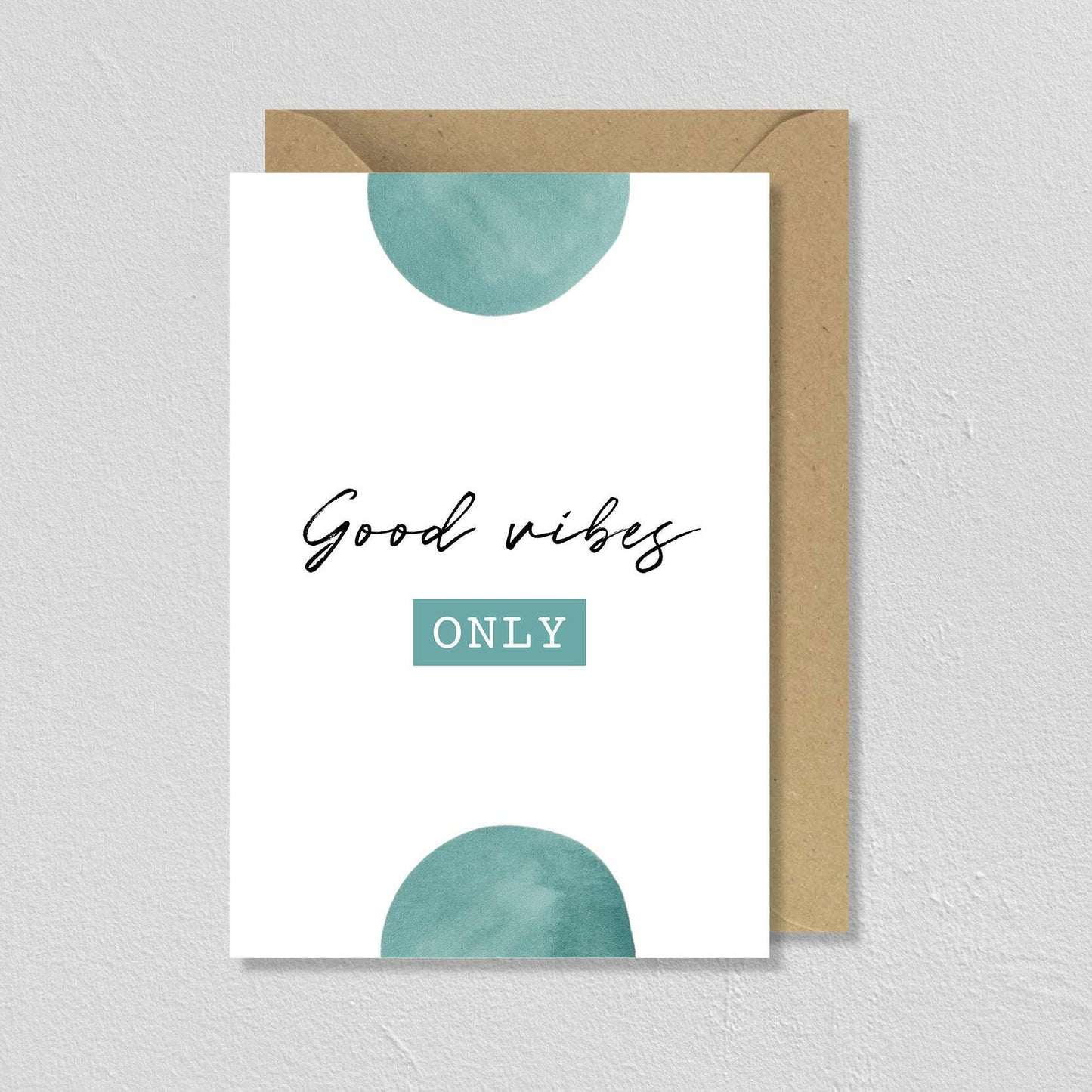 CARTE DE VŒUX OSAKA "GOOD VIBES ONLY" - SEVEN PAPER