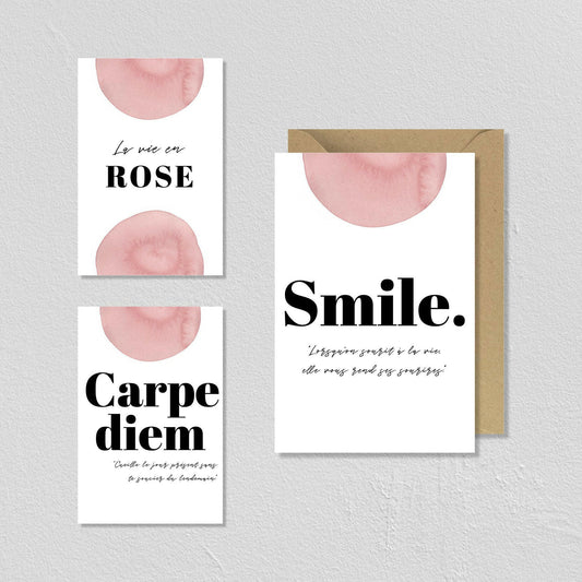 CARTE DE VŒUX JAIPUR "CARPE DIEM" - SEVEN PAPER