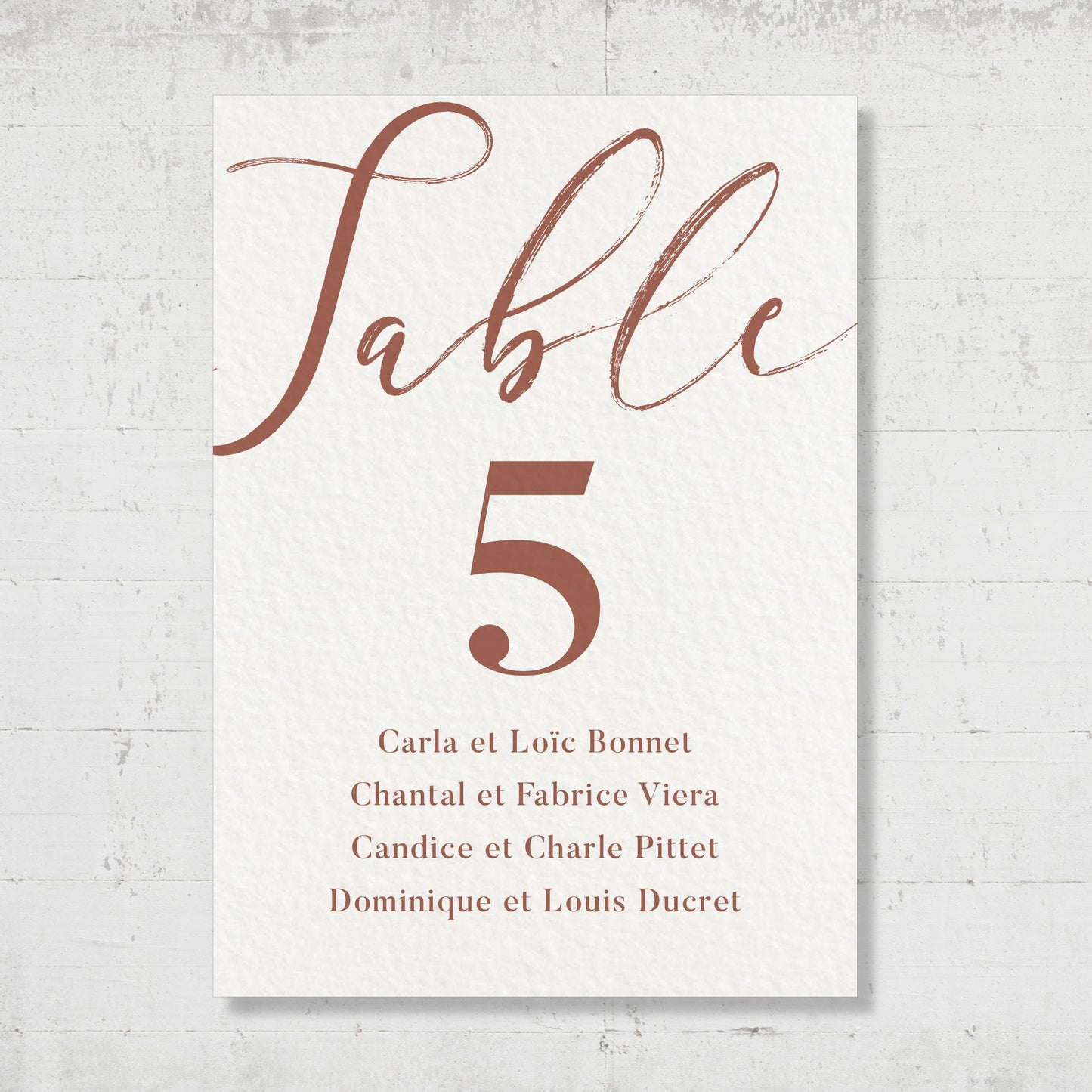 Plan de table - Romantic