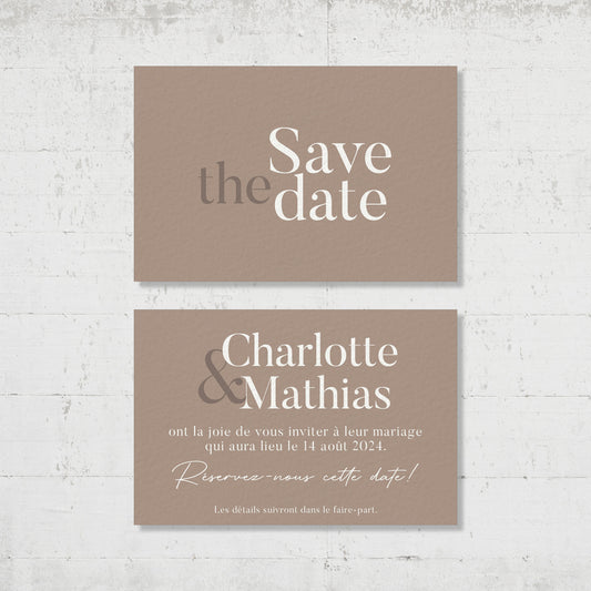 Save the date - Cinnamon