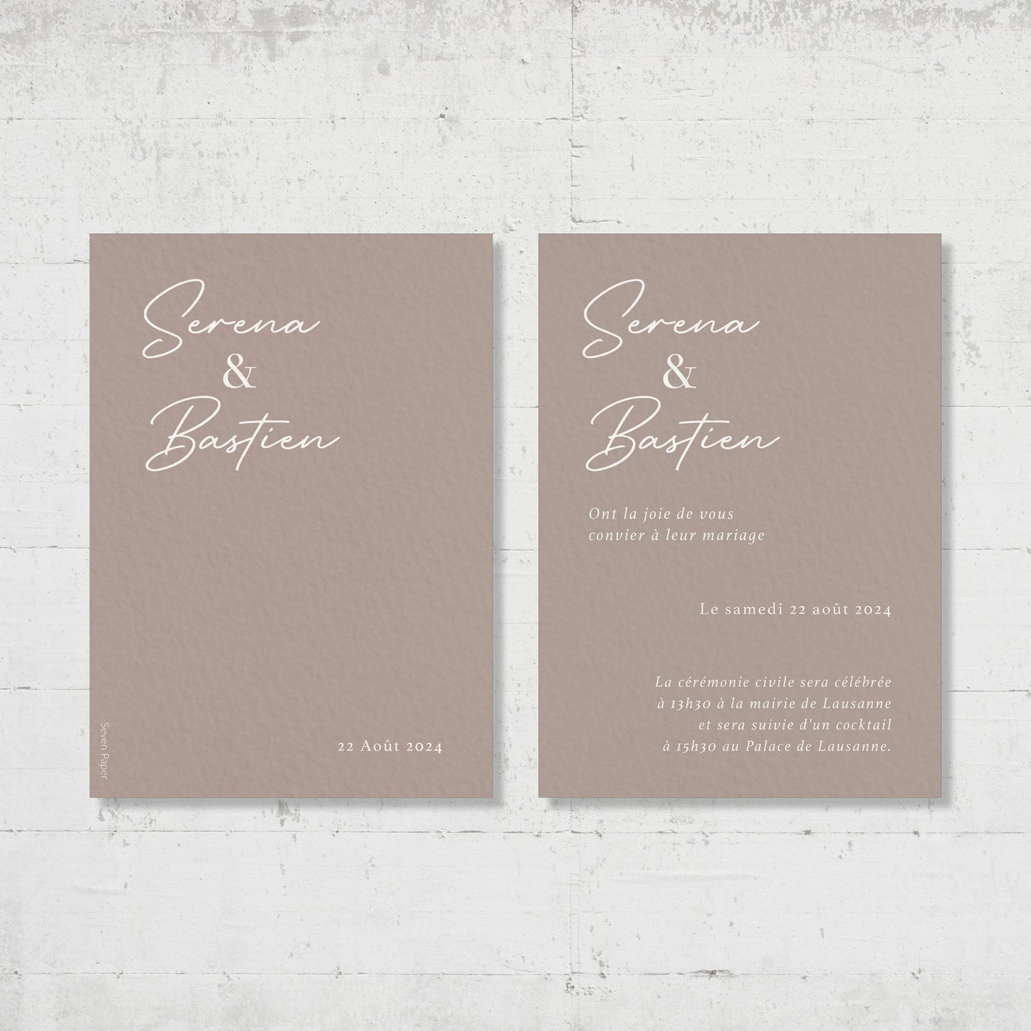 Faire-part de mariage - Blush