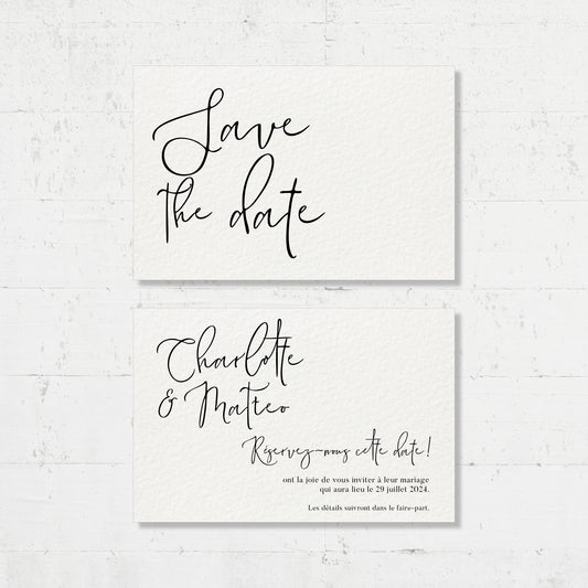 Save the date - Classique