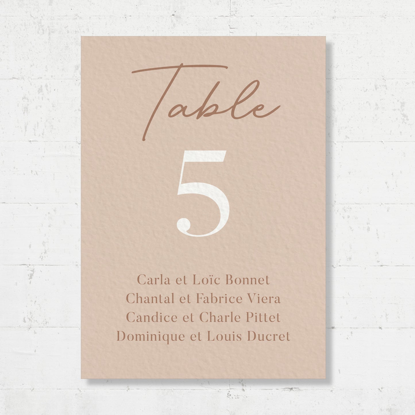 Plan de table - Salmon