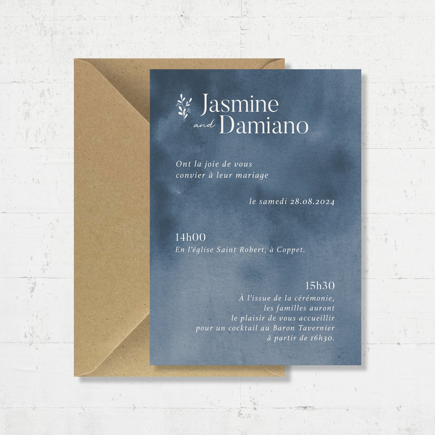Faire-part de mariage - Beach
