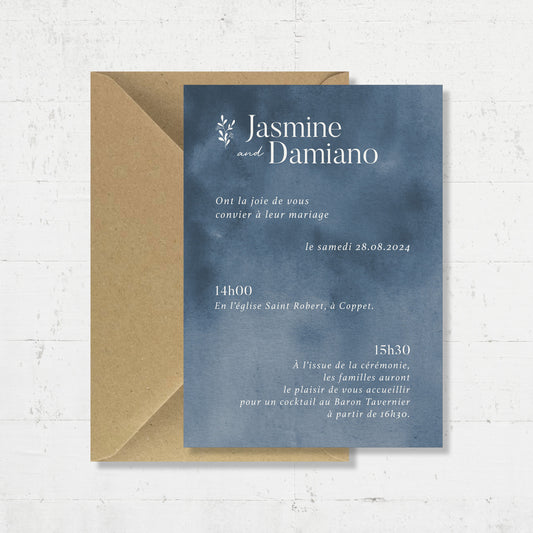 PACK faire-part + carton soirée + carton RSVP - Beach