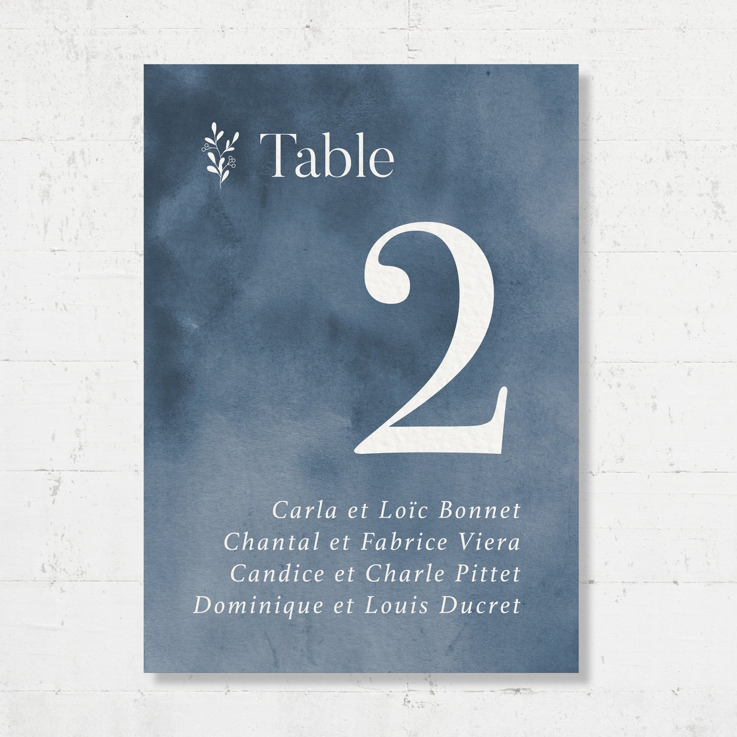 Plan de table - Beach