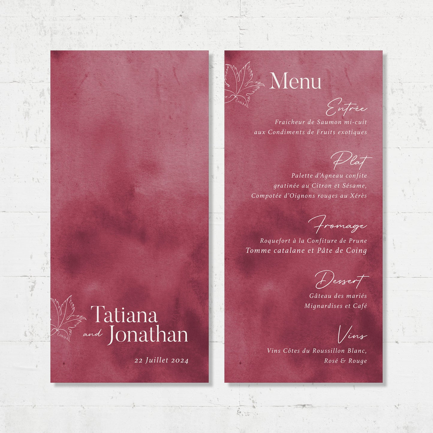 Menu - Vine