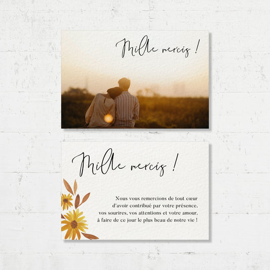 Cartes de remerciements - Autumn