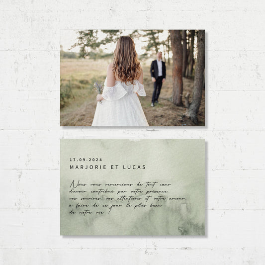 Cartes de remerciements - Lichen