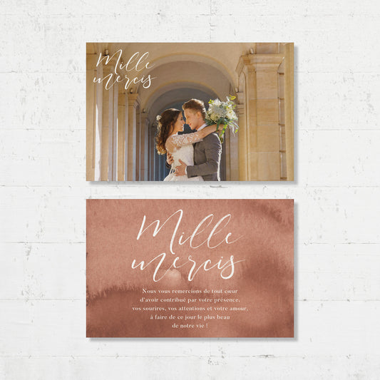 Cartes de remerciements - Romantic