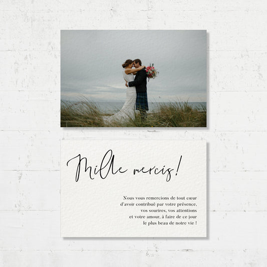 Cartes de remerciements - Classique