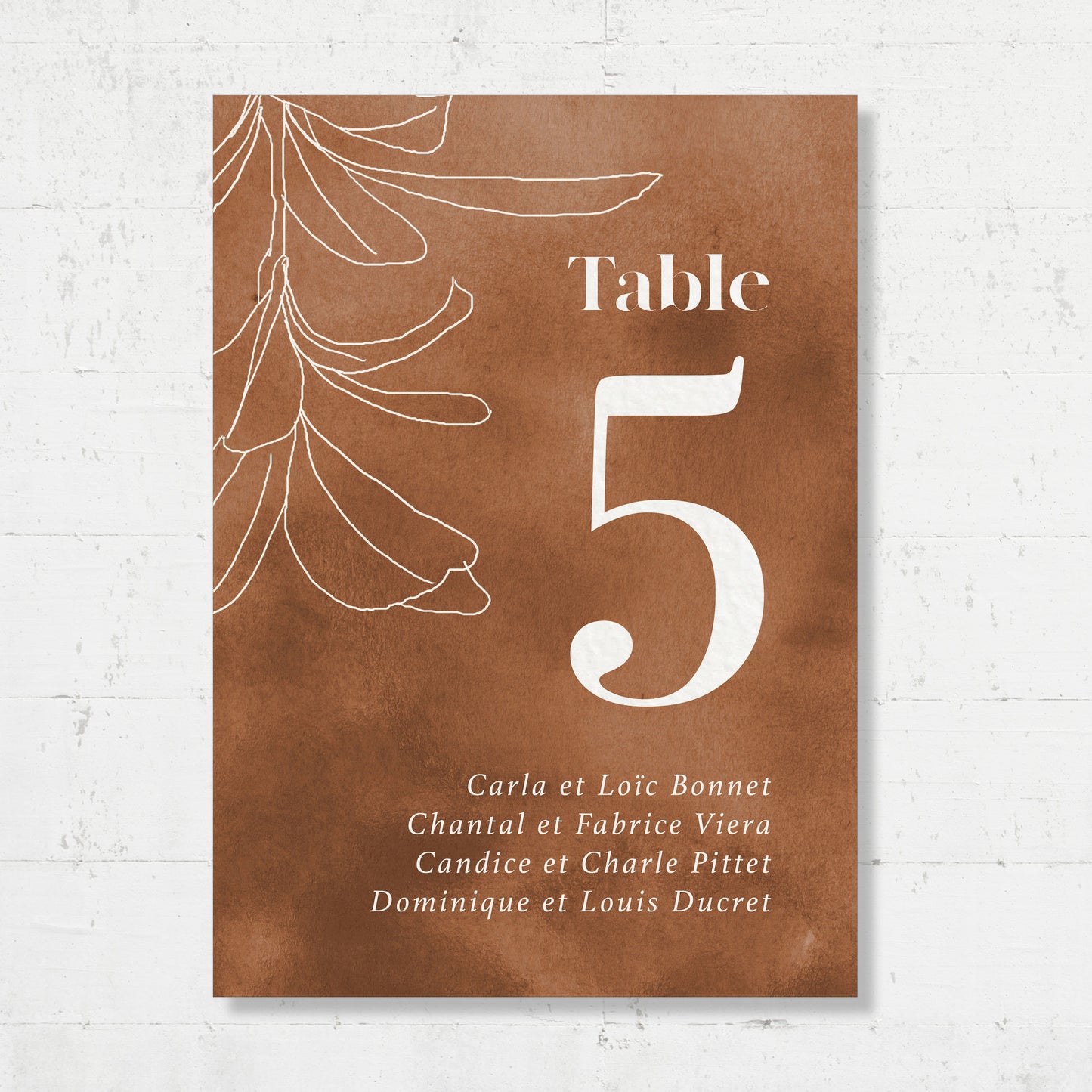 Plan de table - Farm