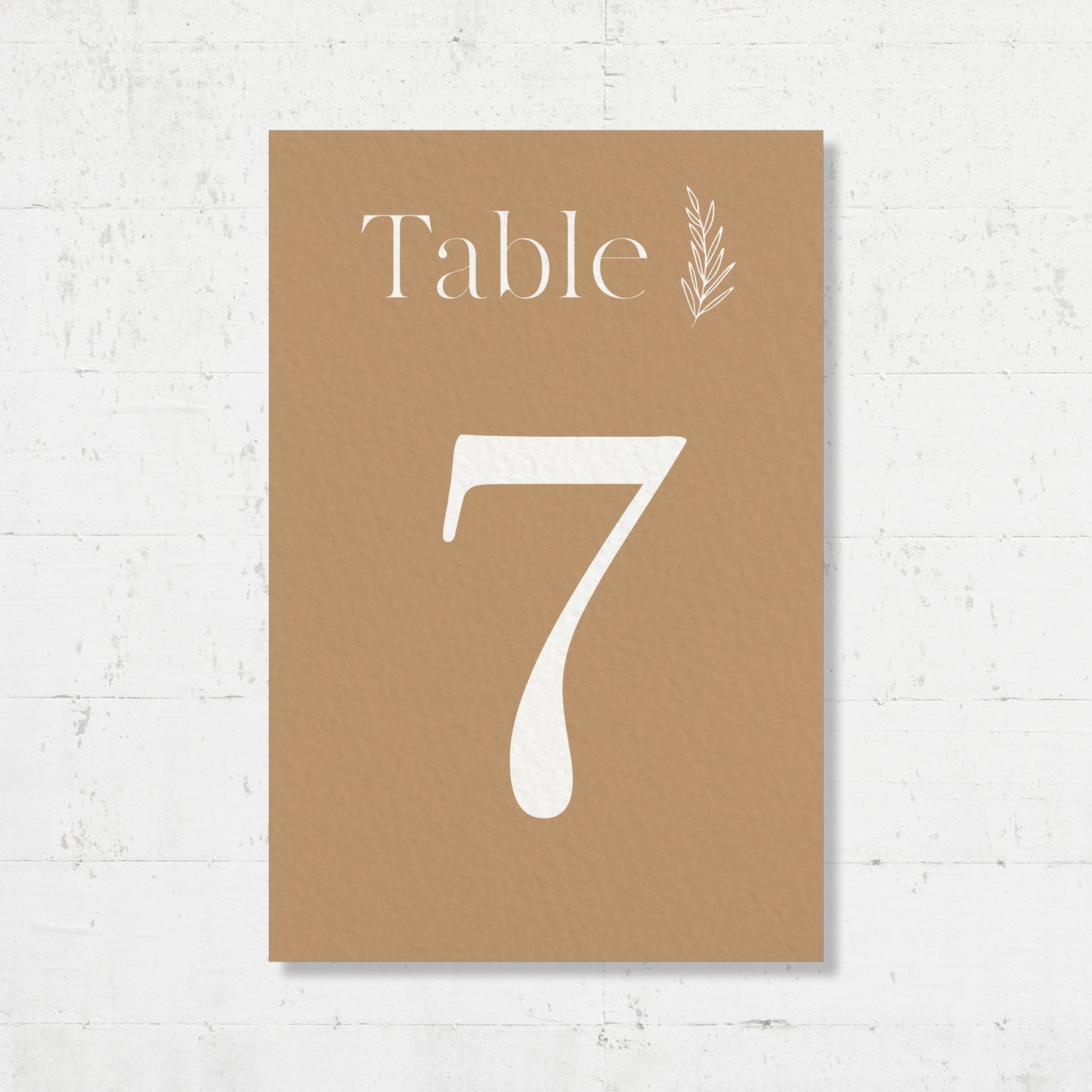 Nom de table - Chai