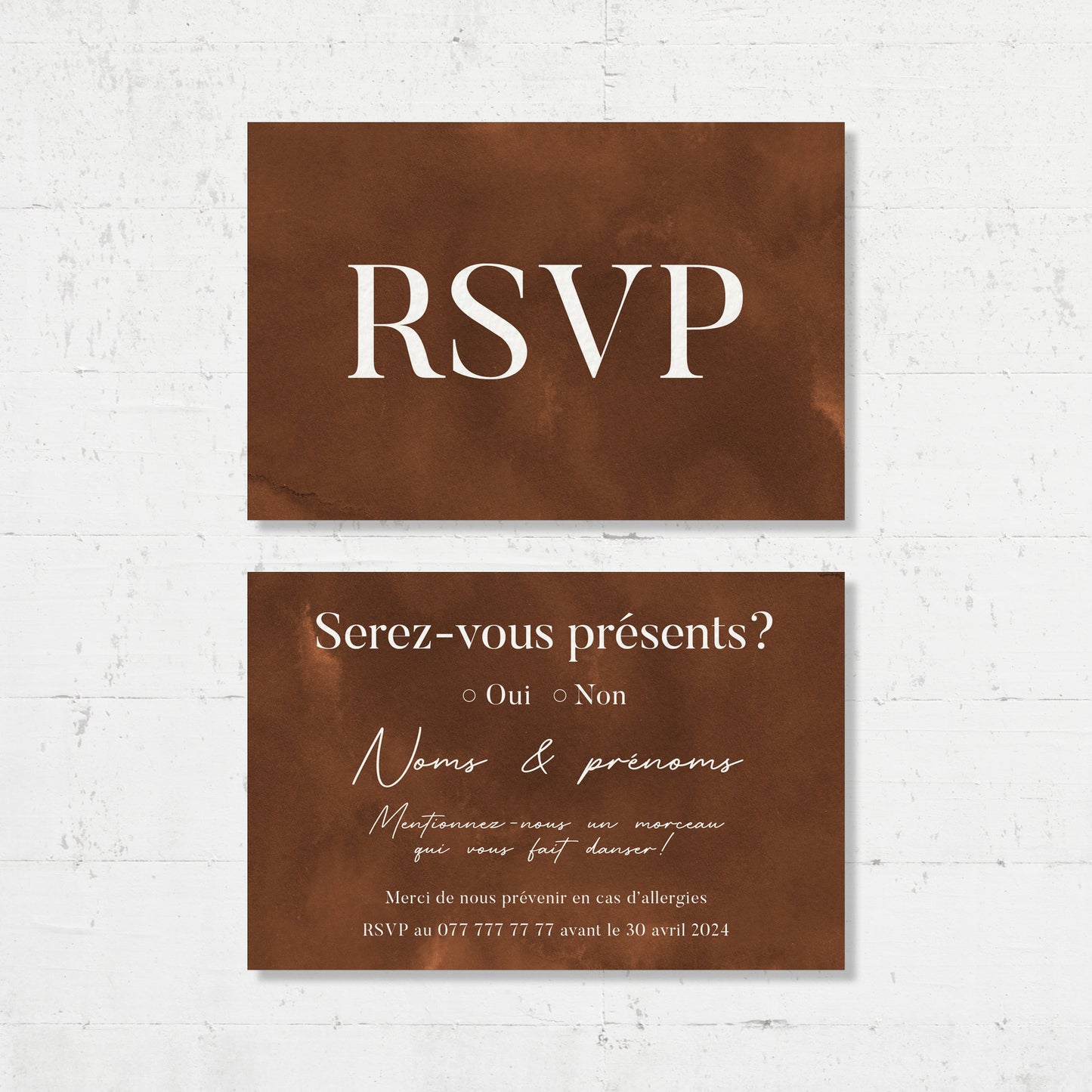 PACK-Ankündigung + Abendkarte + RSVP-Karte - Smaragd